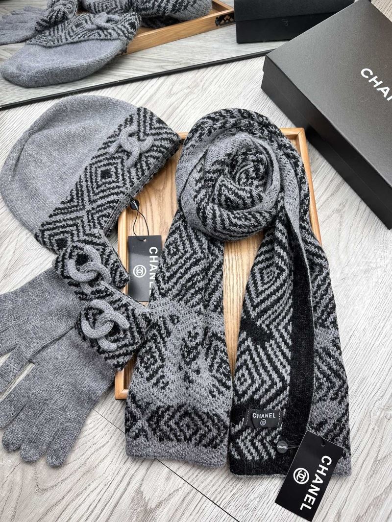 Chanel Caps Scarfs